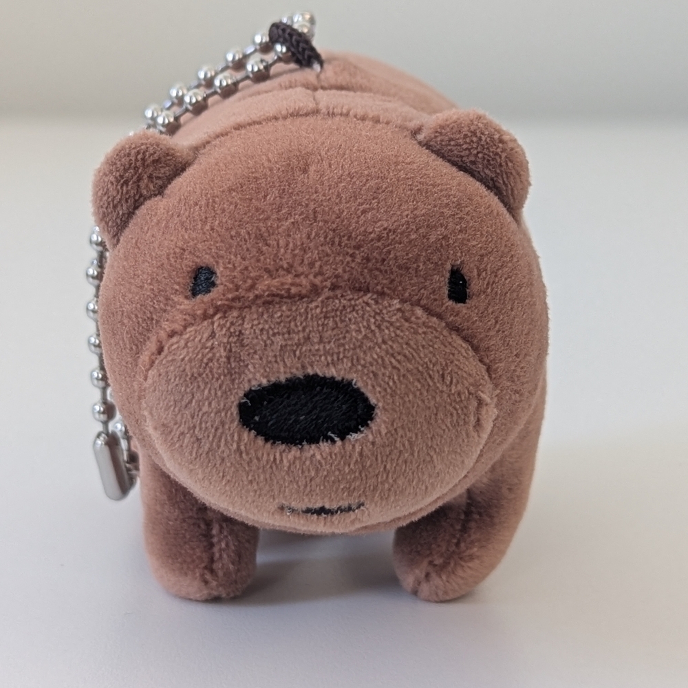 We Bare Bears Grizz  Plush Toy Bag Charm